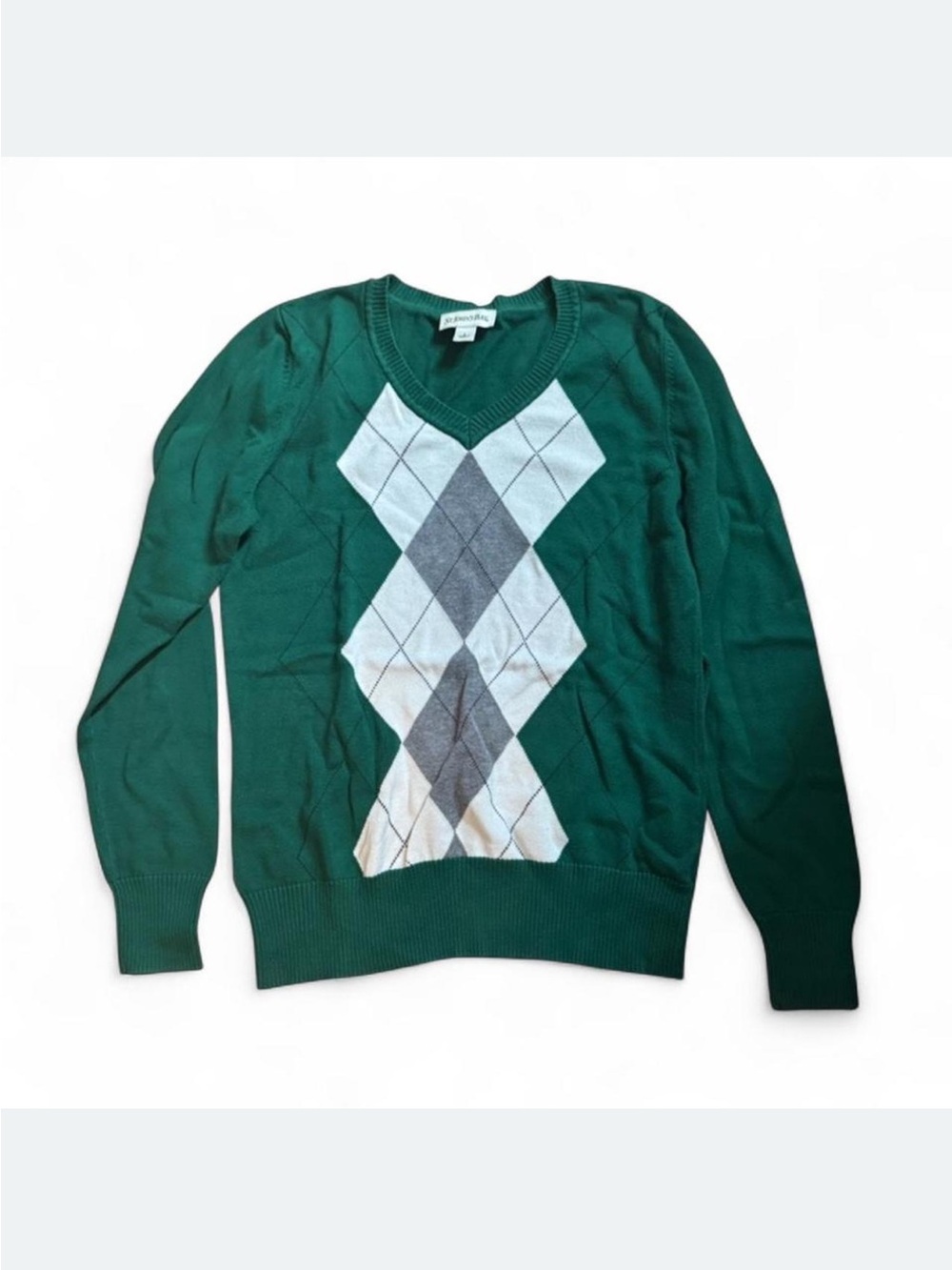 Argyle sweater green
